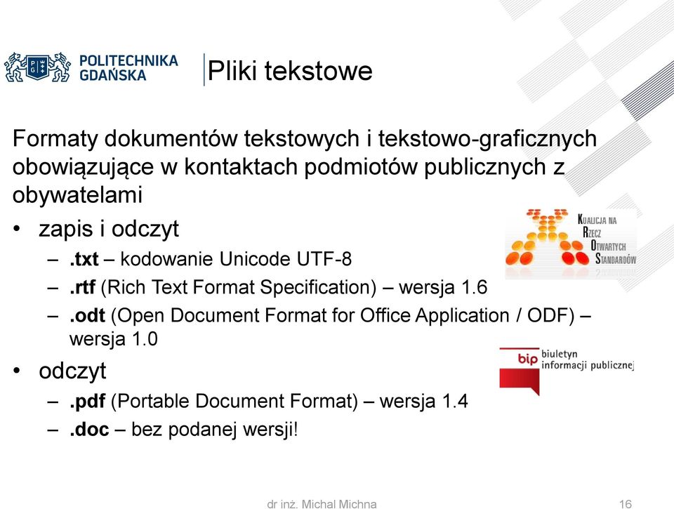 rtf (Rich Text Format Specification) wersja 1.6.