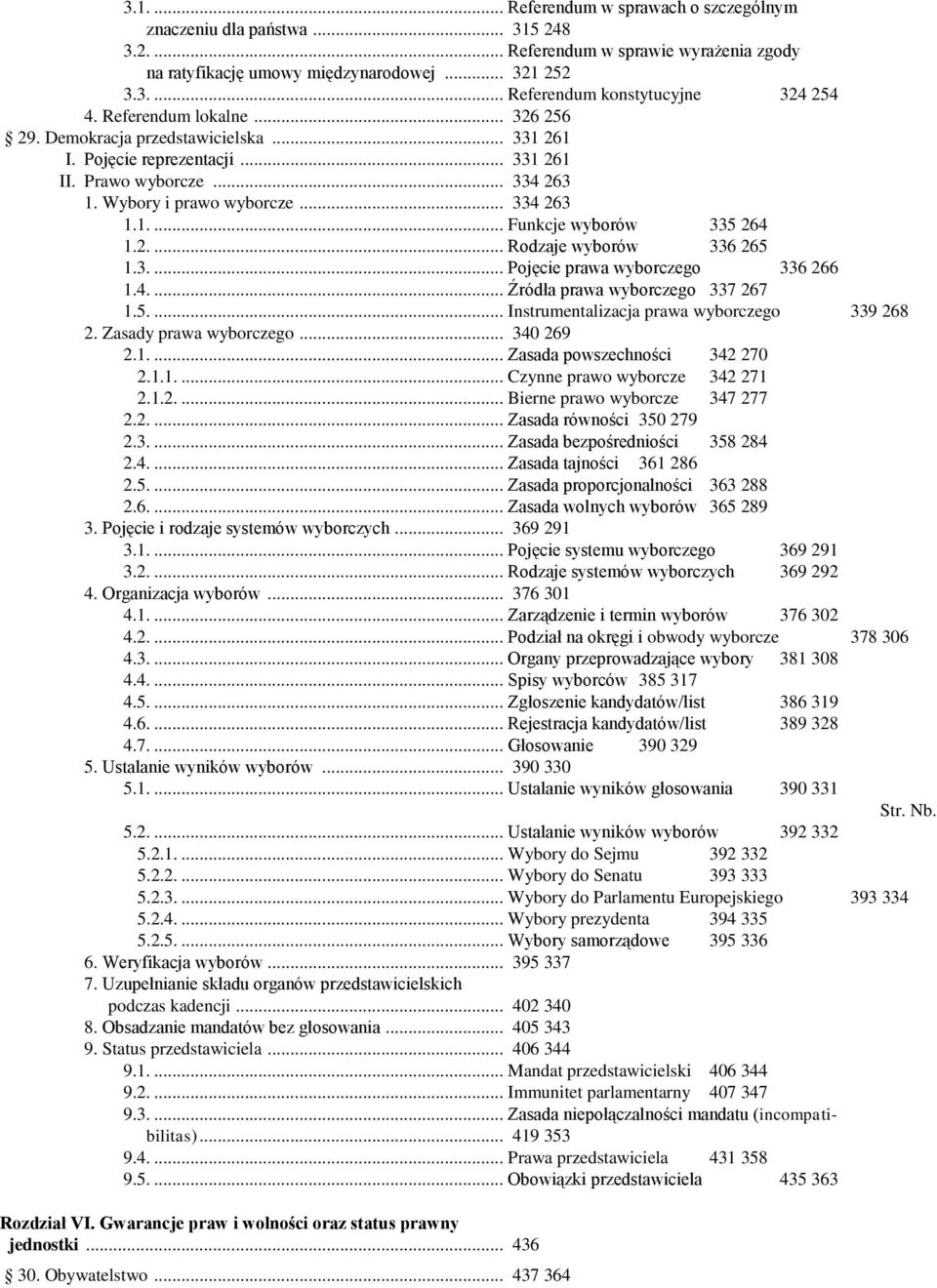 2.... Rodzaje wyborów 336 265 1.3.... Pojęcie prawa wyborczego 336 266 1.4.... Źródła prawa wyborczego 337 267 1.5.... Instrumentalizacja prawa wyborczego 339 268 2. Zasady prawa wyborczego.