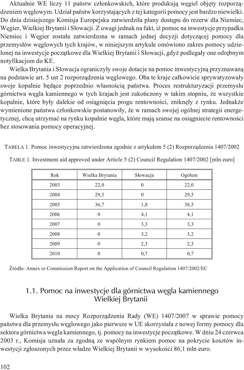 Z uwagi jednak na fakt, i pomoc na inwestycje przypadku Niemiec i Wêgier zosta³a zatwierdzona w ramach jednej decyzji dotycz¹cej pomocy dla przemys³ów wêglowych tych krajów, w niniejszym artykule