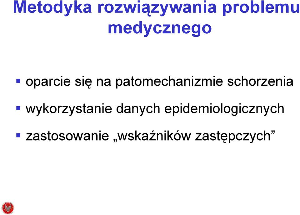 patomechanizmie schorzenia