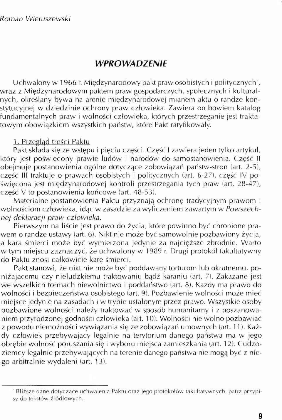 konstytucyjnej w dziedzinie ochrony praw człowieka.