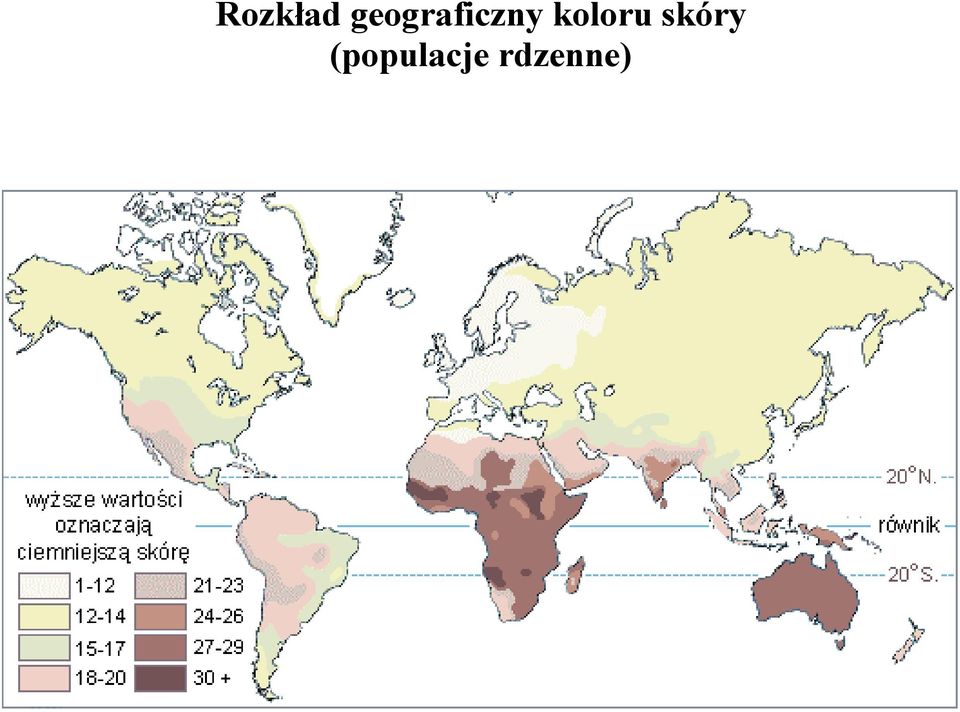 koloru skóry