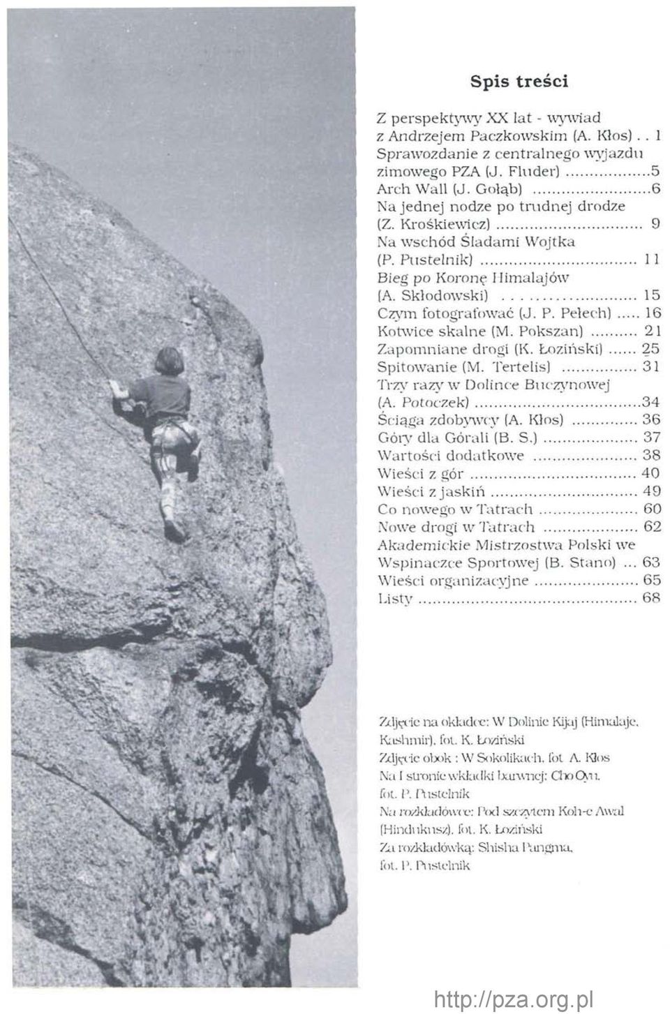 Pokszan) 21 Zapomniane drogi (K. Łoziński) 25 Sp