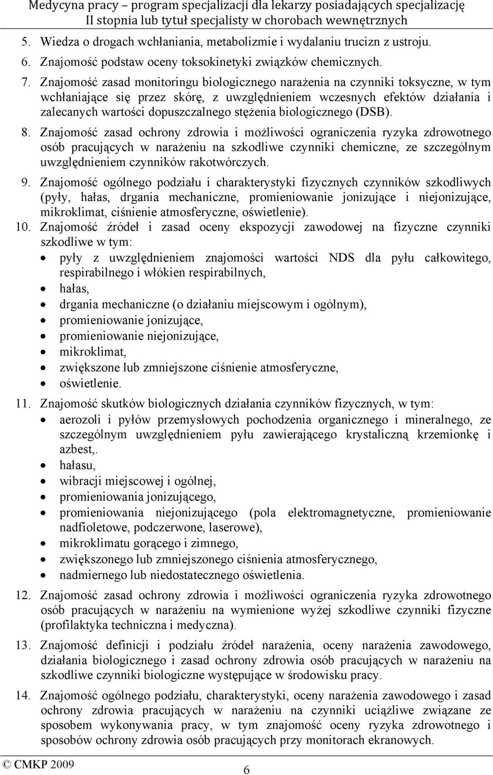 stężenia biologicznego (DSB). 8.