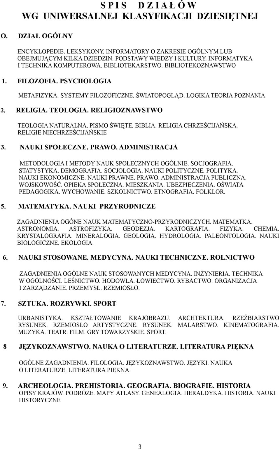 RELIGIOZNAWSTWO TEOLOGIA NATURALNA. PISMO ŚWIĘTE. BIBLIA. RELIGIA CHRZEŚCIJAŃSKA. RELIGIE NIECHRZEŚCIJAŃSKIE 3. NAUKI SPOŁECZNE. PRAWO. ADMINISTRACJA METODOLOGIA I METODY NAUK SPOŁECZNYCH OGÓLNIE.