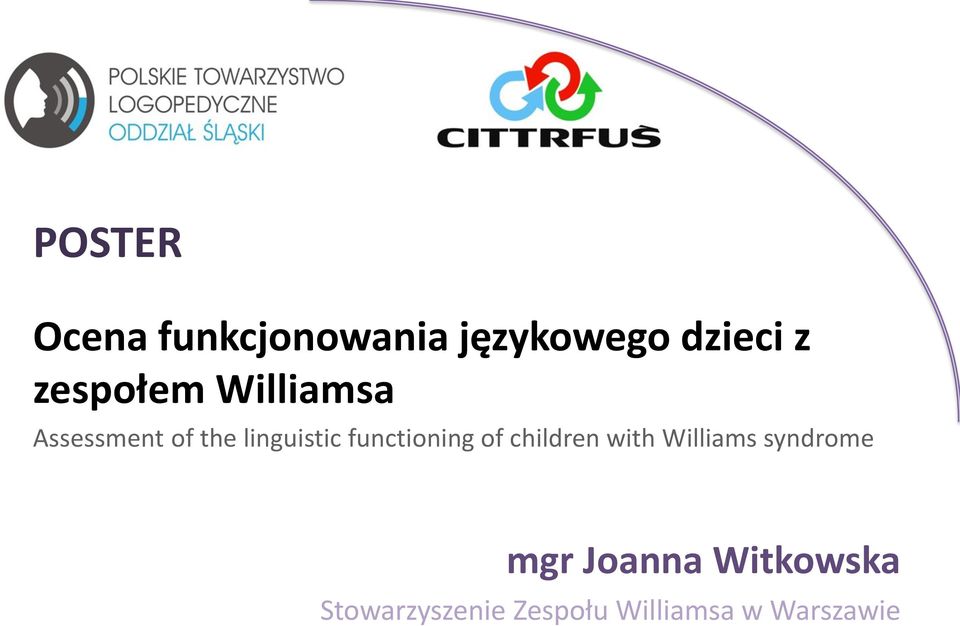 functioning of children with Williams syndrome mgr