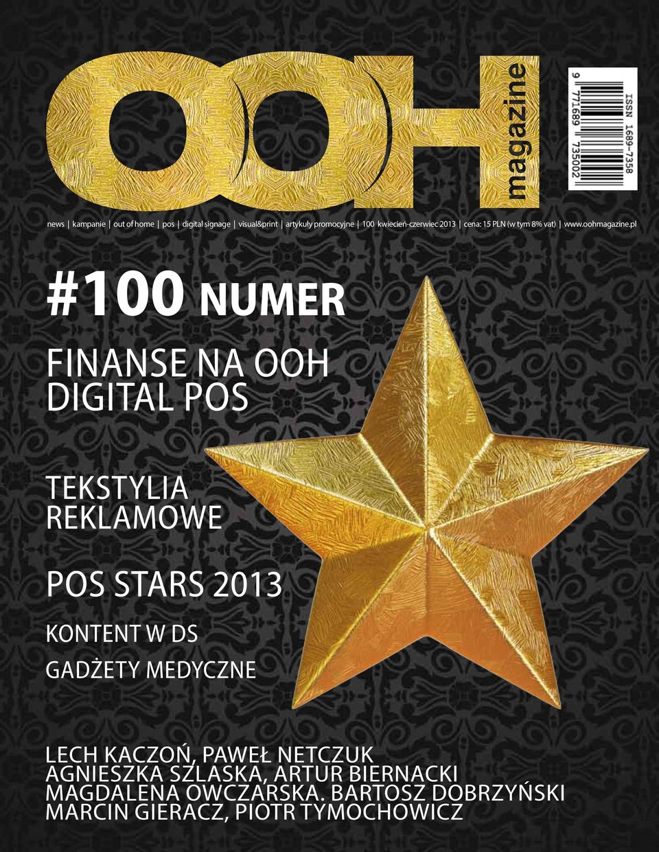 pl #100 numer finanse na OOH Digital POS TEKSTYLIA REKLAMOWE POS stars 2013 Kontent W DS gadżety