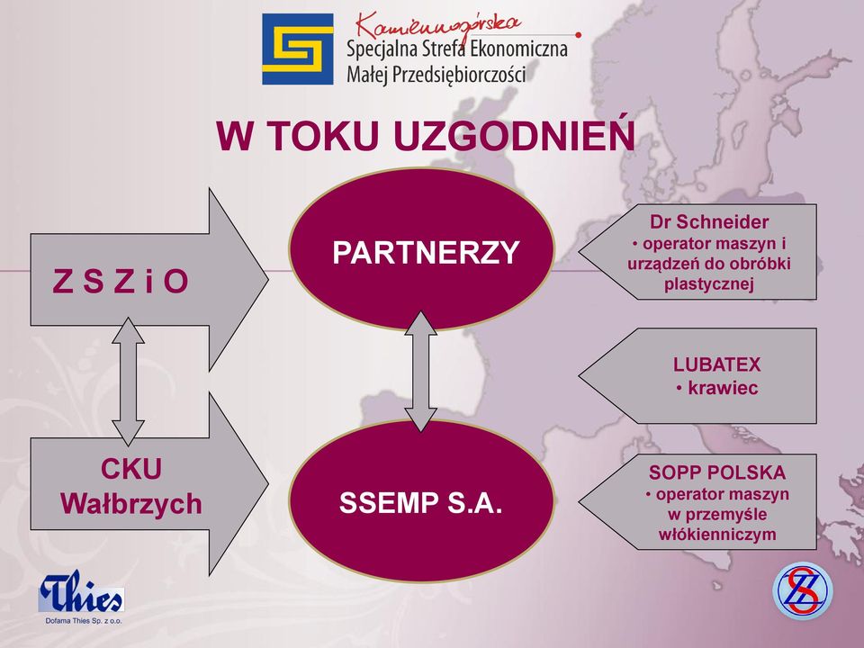 plastycznej LUBATEX krawiec CKU Wałbrzych SSEMP