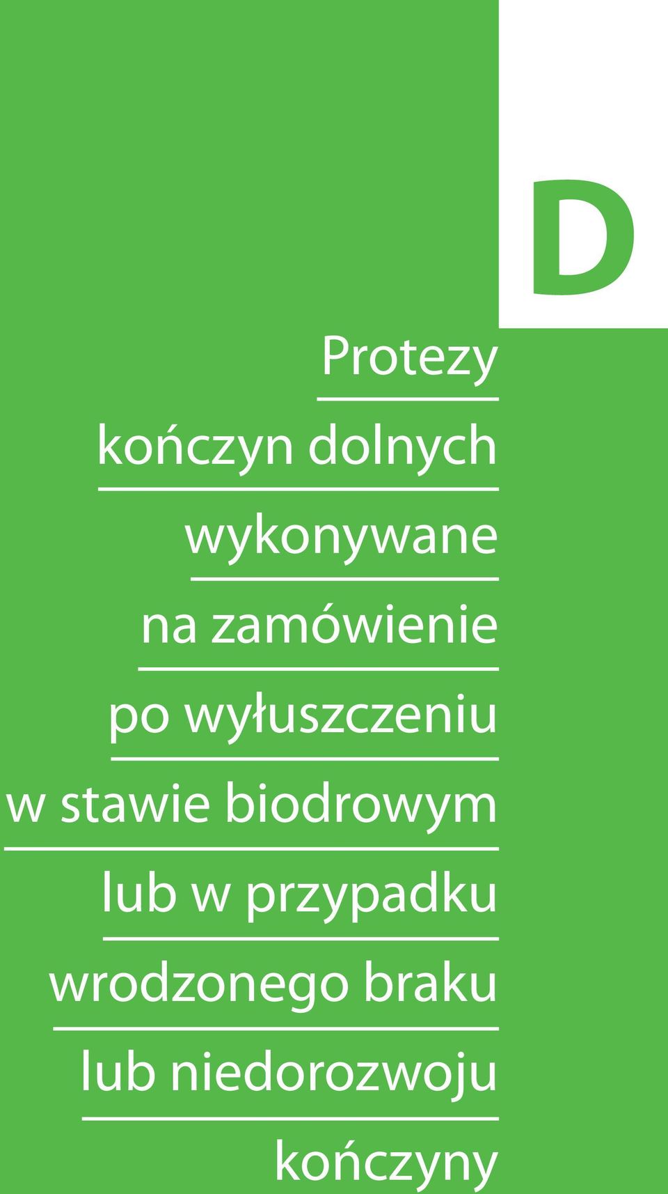 wyłuszczeniu w stawie biodrowym lub