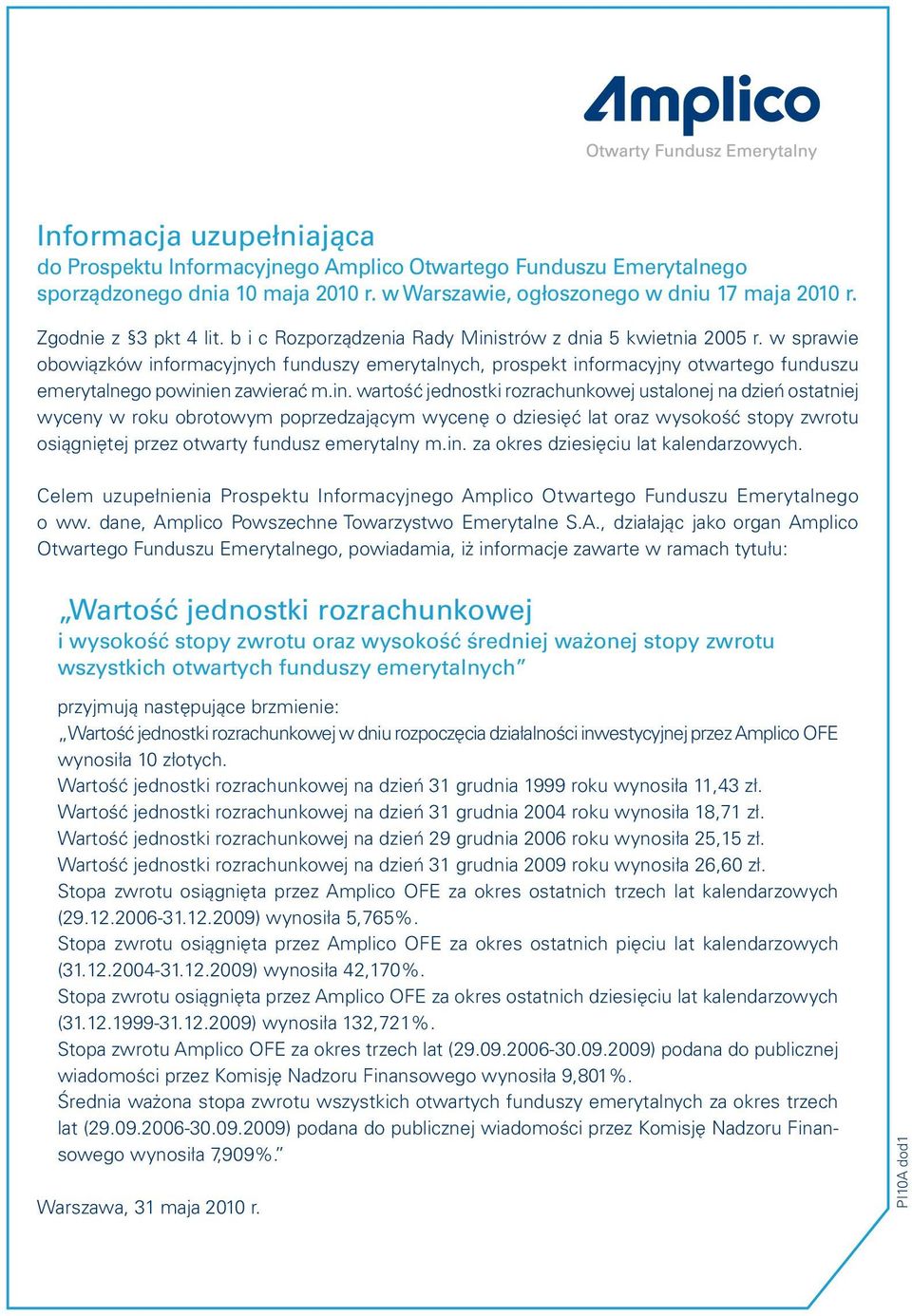 strów z dnia 5 kwietnia 2005 r. w sprawie obowiązków inf