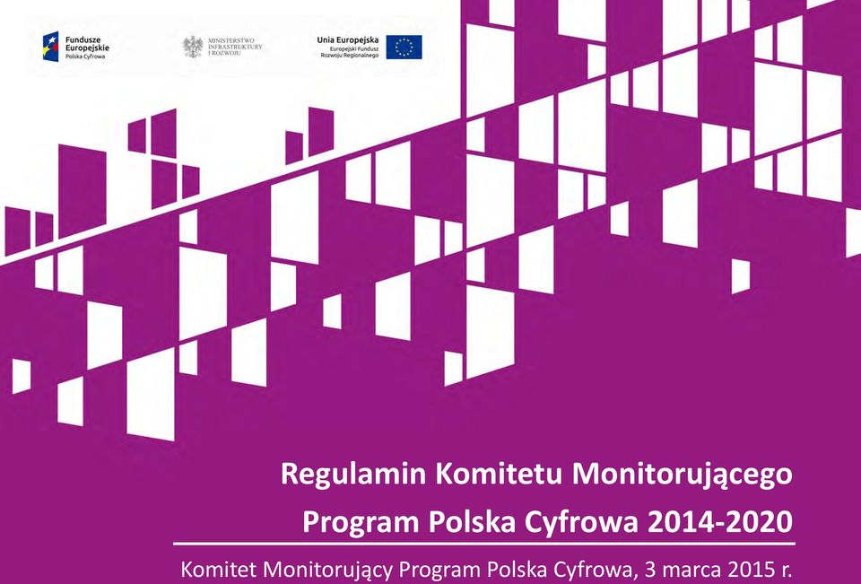 Cyfrowa 2014-2020 Komitet