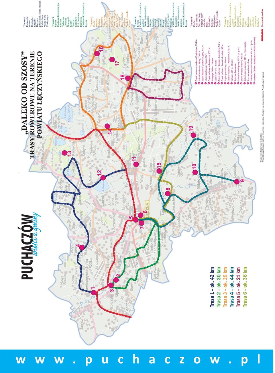 3 ok 35 km Trs 4 ok 44 km Trs 5 ok 21 km Trs 6 ok 36 km