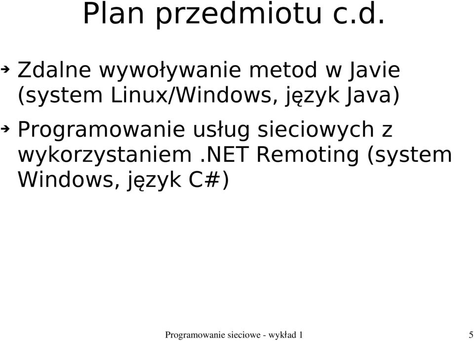 Zdalne wywoływanie metod w Javie (system