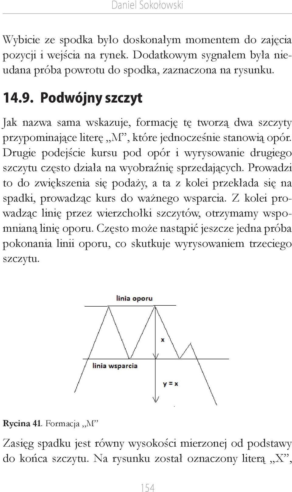 Drugie podejście kursu pod opór i wyrysowanie drugiego szczytu często działa na wyobraźnię sprzedających.