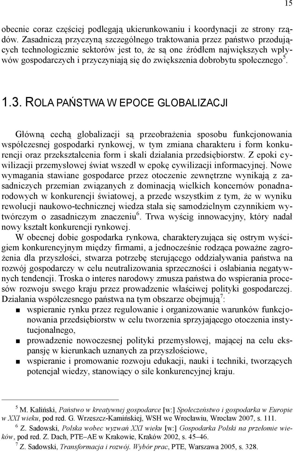 dobrobytu społecznego 5. 1.3.