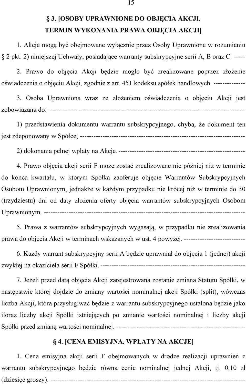 451 kodeksu spółek handlowych. -------------- 3.