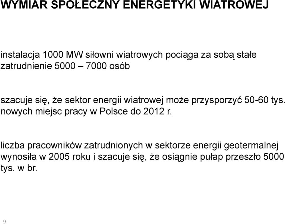 50-60 tys. nowych miejsc pracy w Polsce do 2012 r.