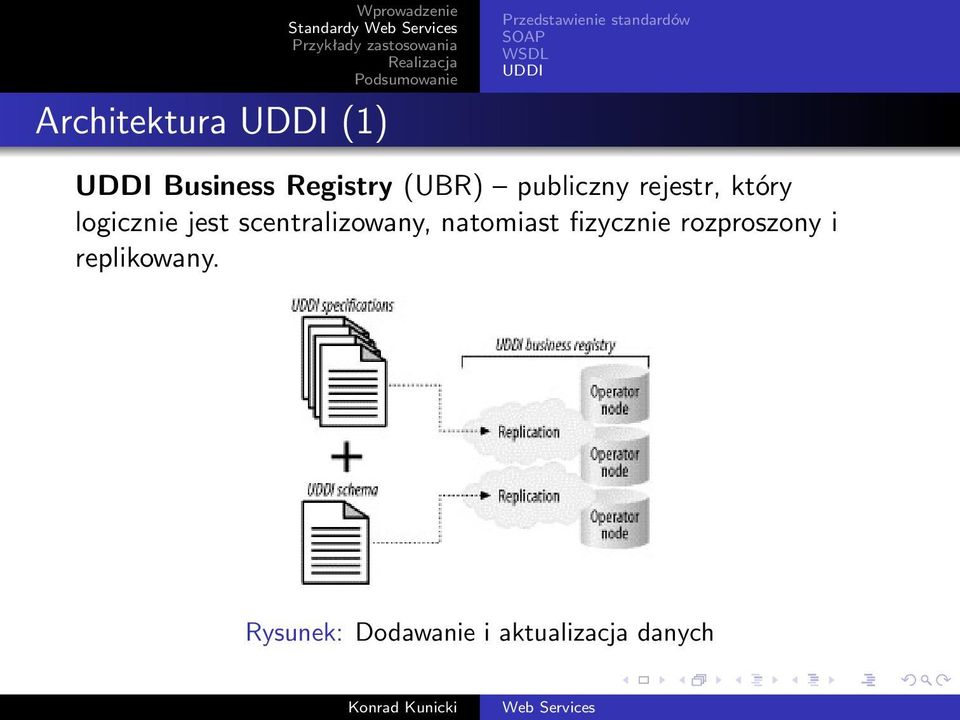 rejestr, który logicznie jest scentralizowany, natomiast