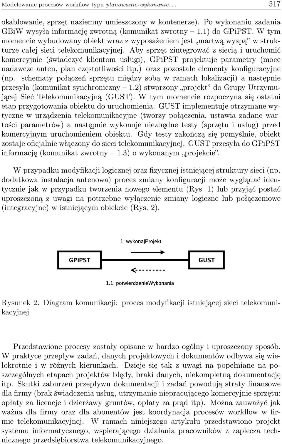 Aby sprzęt zintegrować z siecią i uruchomić komercyjnie (świadczyć klientom usługi), GPiPST projektuje parametry (moce nadawcze anten, plan częstotliwości itp.