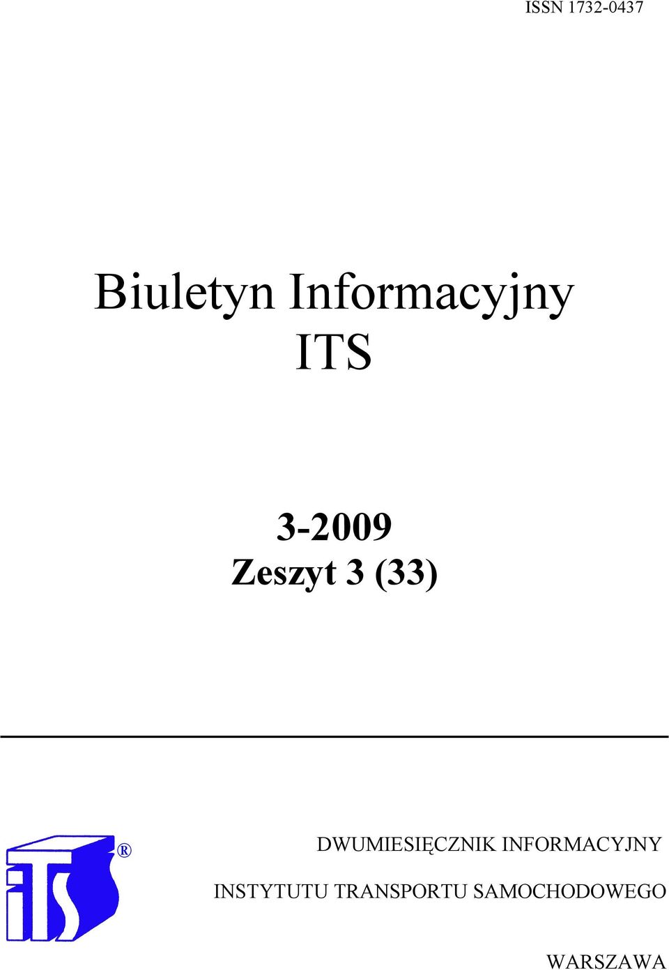 (33) DWUMIESIĘCZNIK INFORMACYJNY