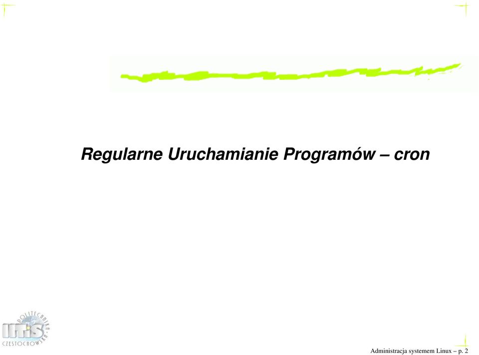 Programów cron