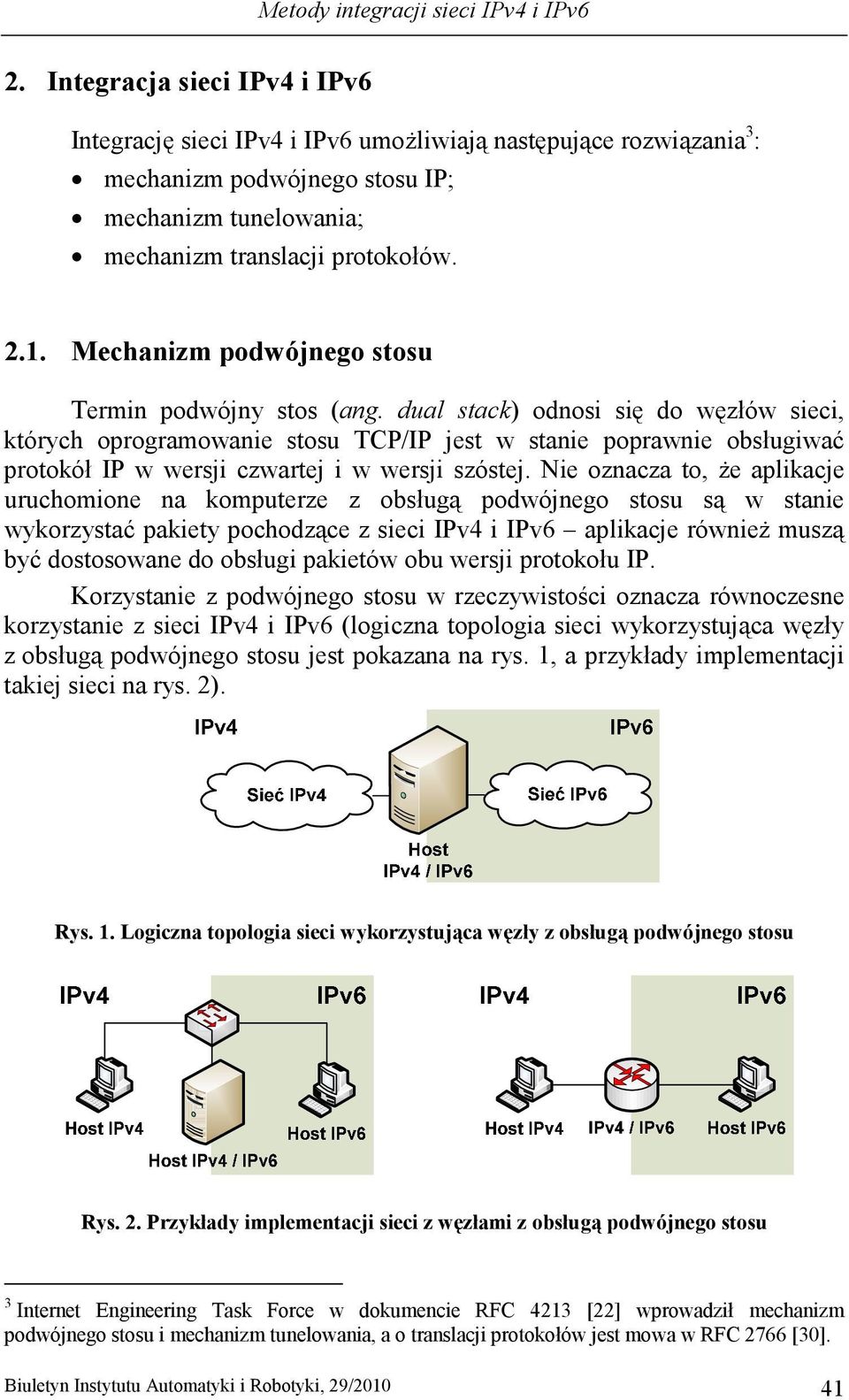 Mechanizm podwójnego stosu Termin podwójny stos (ang.