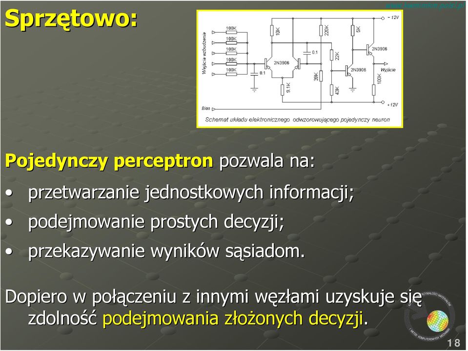 przekazywanie wyników sąsiadom.