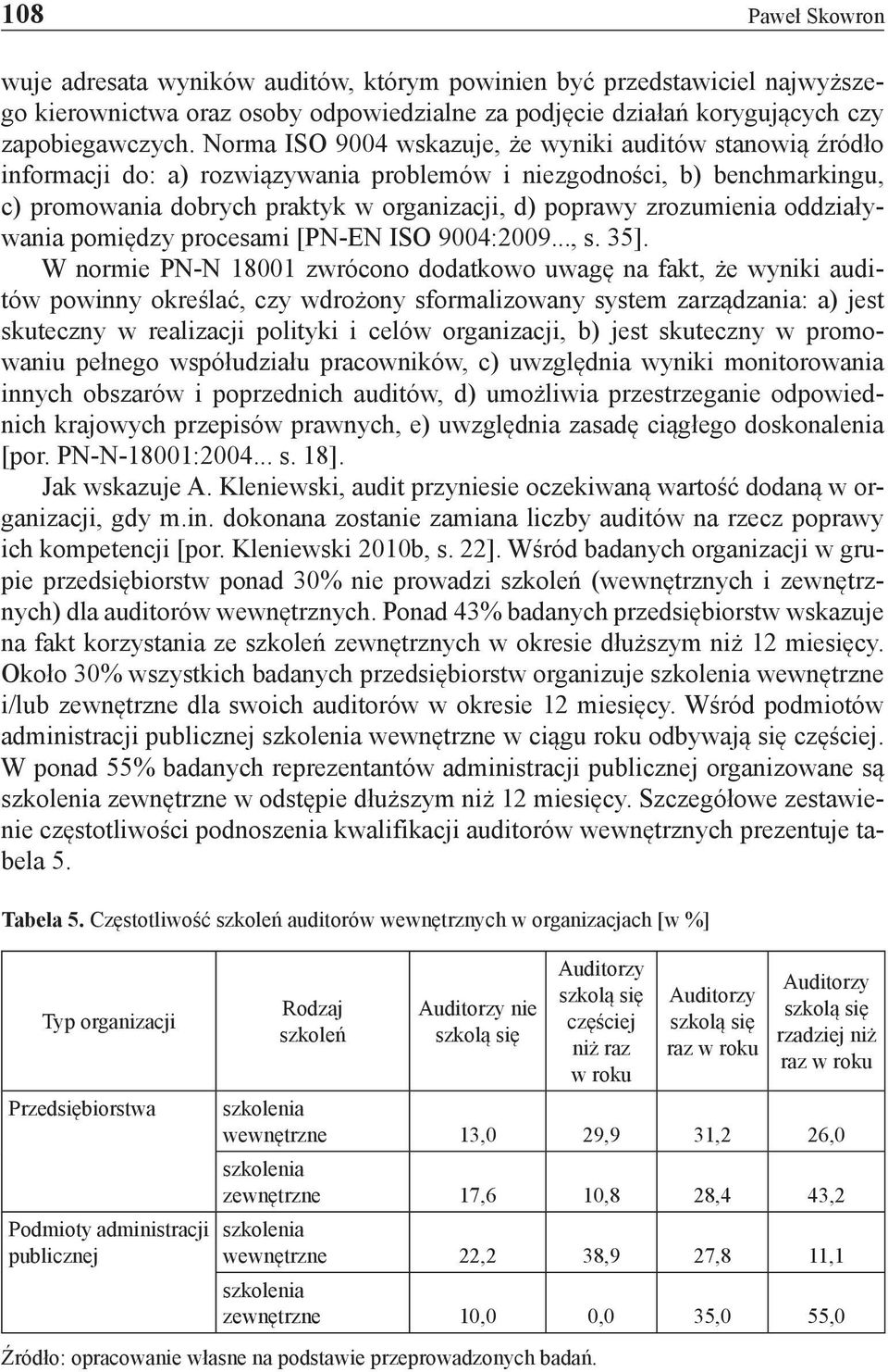 zrozumienia oddziaływania pomiędzy procesami [PN-EN ISO 9004:2009..., s. 35].