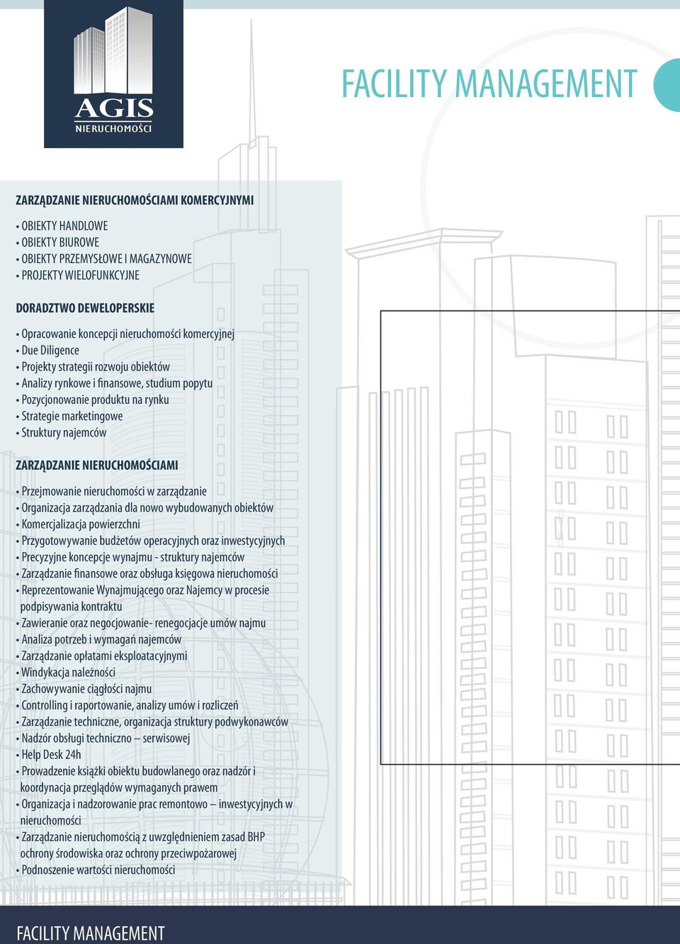 Diligence Projekty Draft strategy strategii objects rozwoju obiektów Analizy Market and rynkowe financial i finansowe, analysis, studium a study of popytu demand Pozycjonowanie Product positioning