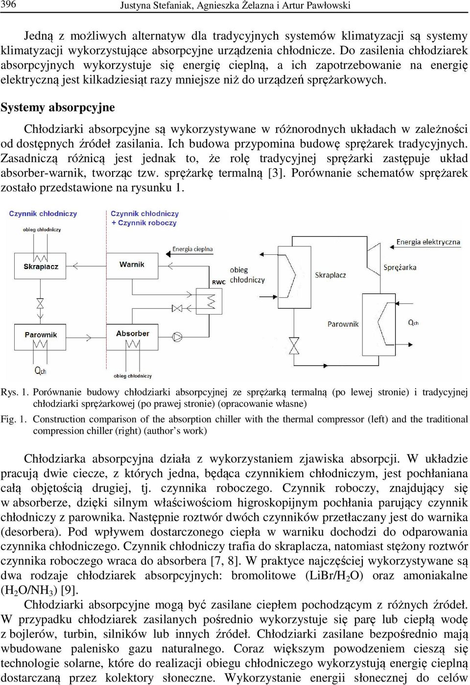 Systemy absorpcyjne Chłodziarki absorpcyjne są wykorzystywane w różnorodnych układach w zależności od dostępnych źródeł zasilania. Ich budowa przypomina budowę sprężarek tradycyjnych.