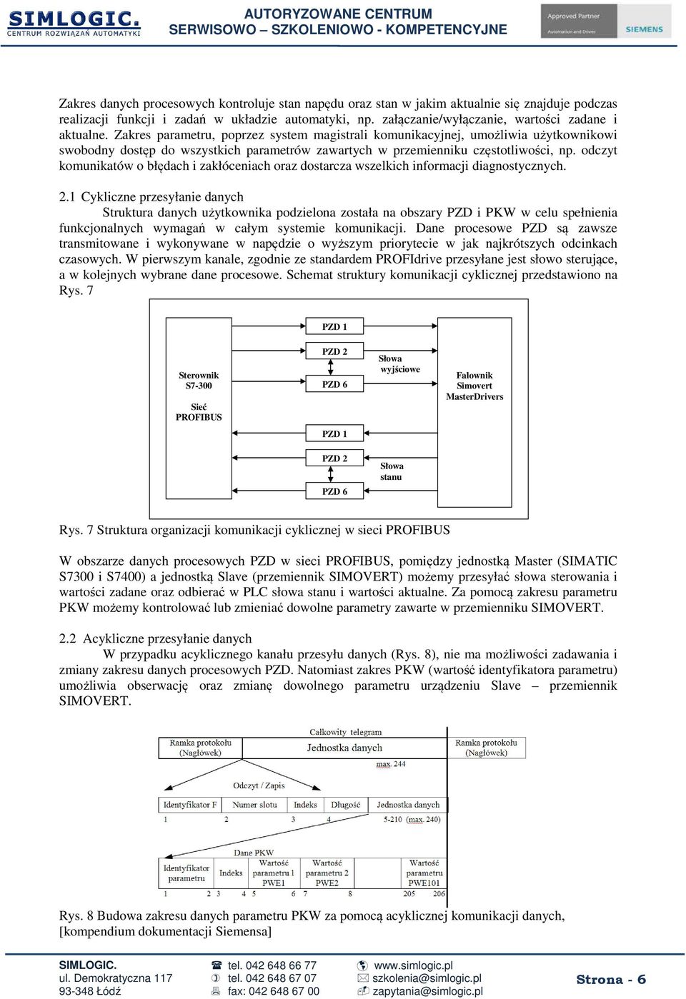 Zakres parametru, poprzez system magistrali komunikacyjnej, umożliwia użytkownikowi swobodny dostęp do wszystkich parametrów zawartych w przemienniku częstotliwości, np.