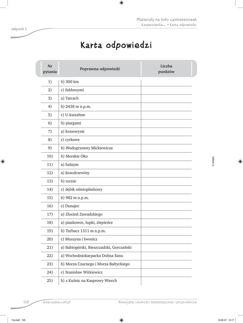 3) a) Tatrach 4) b) 2438 m 