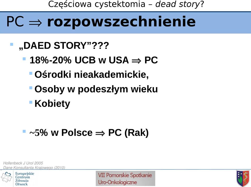 Osoby w podeszłym wieku Kobiety ~5% w Polsce PC