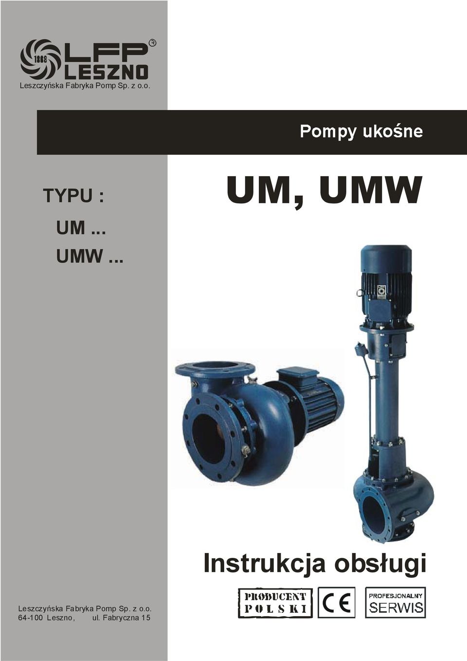 UM... UMW... Instrukcja obsługi p Sp.