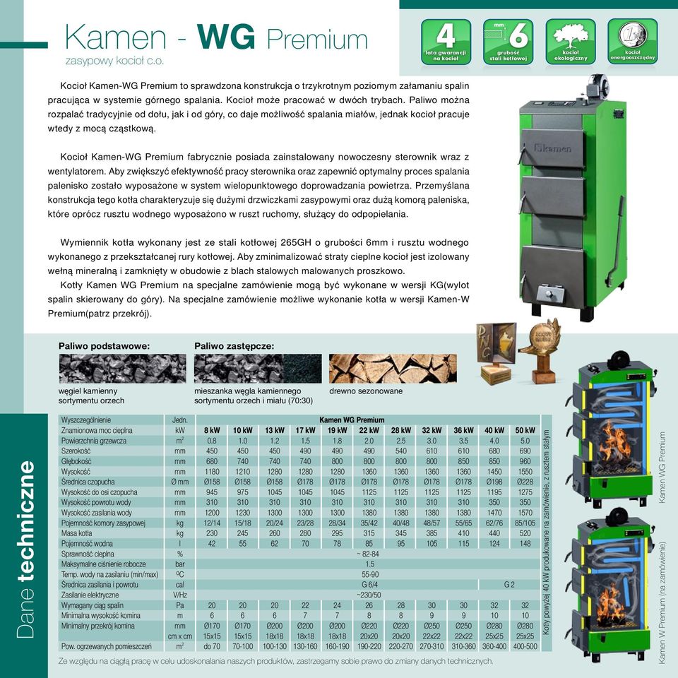 Kocioł Kamen-WG Premium fabrycznie posiada zainstalowany nowoczesny sterownik wraz z wentylatorem.