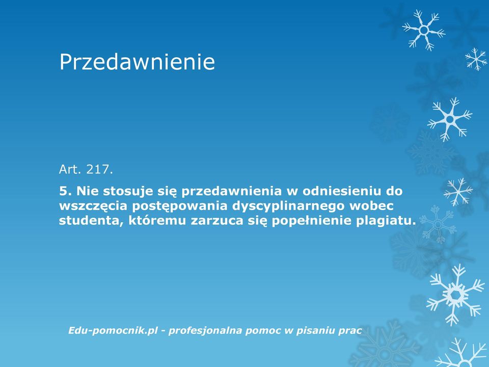 odniesieniu do wszczęcia postępowania