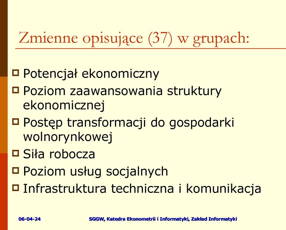 transformacji do gospodarki wolnorynkowej Siła robocza