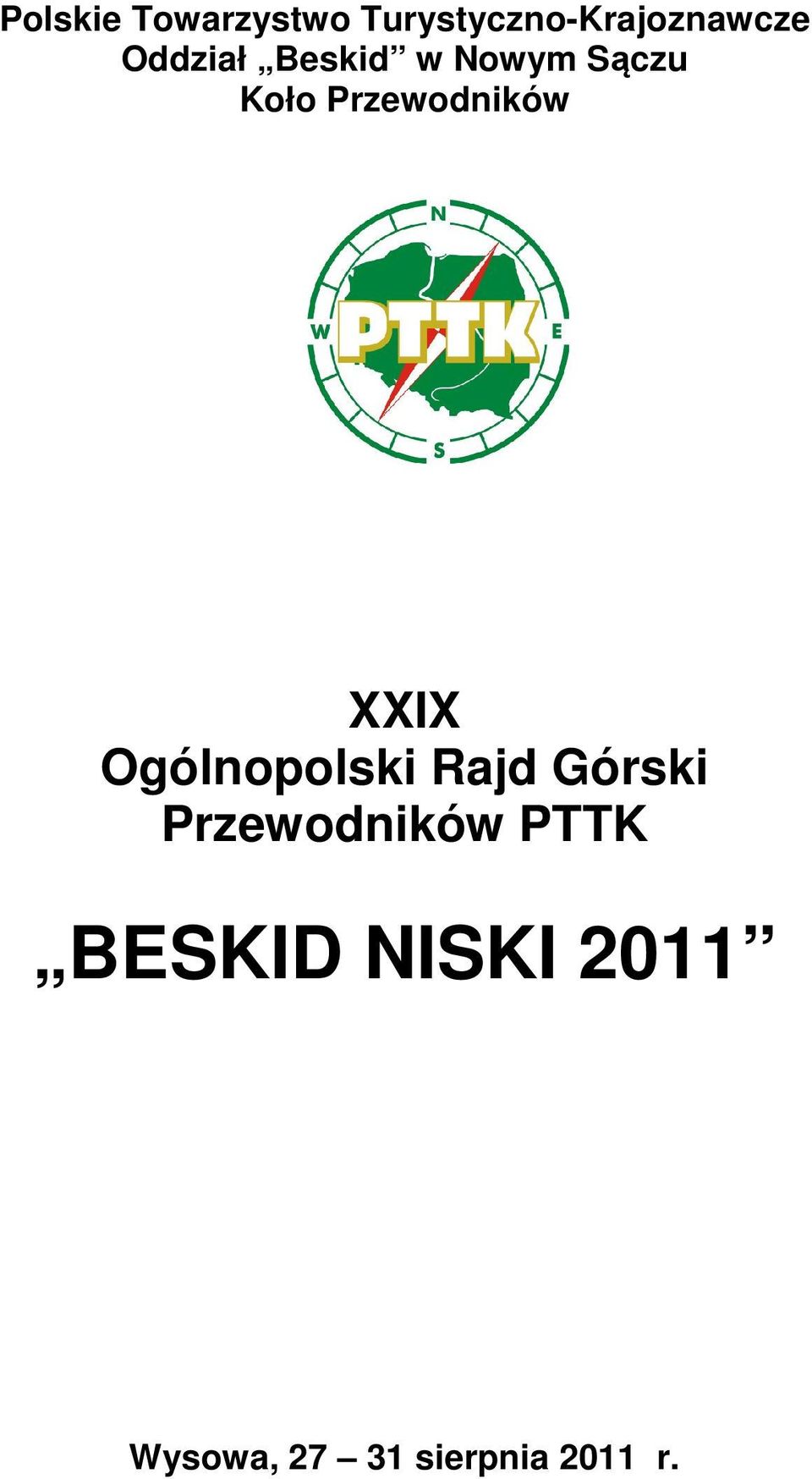 XXIX Ogólnopolski Rajd Górski Przewodników