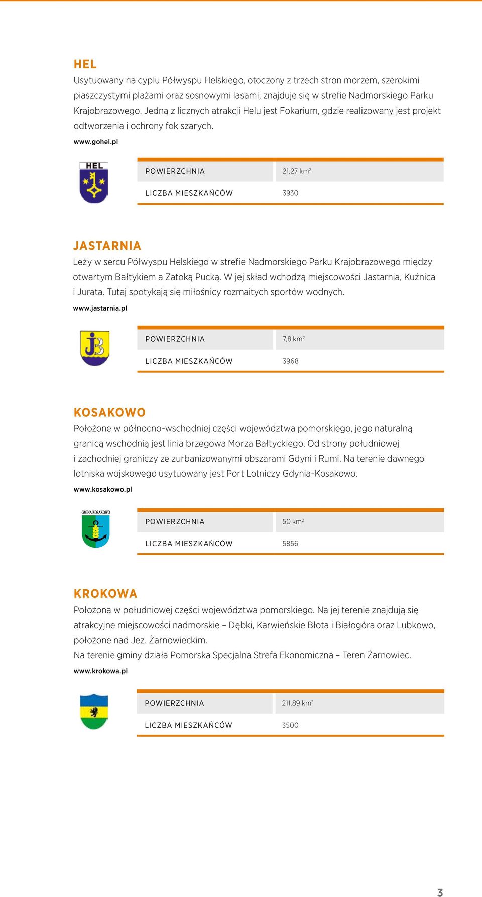 pl Powierzchnia 21,27 km 2 LICZBA MIESZKAŃCÓW 3930 jastarnia Leży w sercu Półwyspu Helskiego w strefie Nadmorskiego Parku Krajobrazowego między otwartym Bałtykiem a Zatoką Pucką.