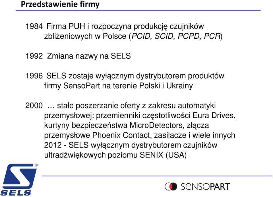 poszerzanie oferty z zakresu automatyki przemysłowej: przemienniki częstotliwości Eura Drives, kurtyny bezpieczeństwa