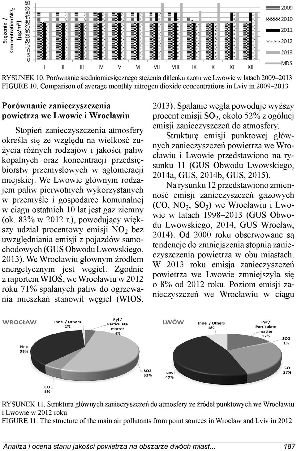 względu na wielkość zużycia różnych rodzajów i jakości paliw kopalnych oraz koncentracji przedsiębiorstw przemysłowych w aglomeracji miejskiej.