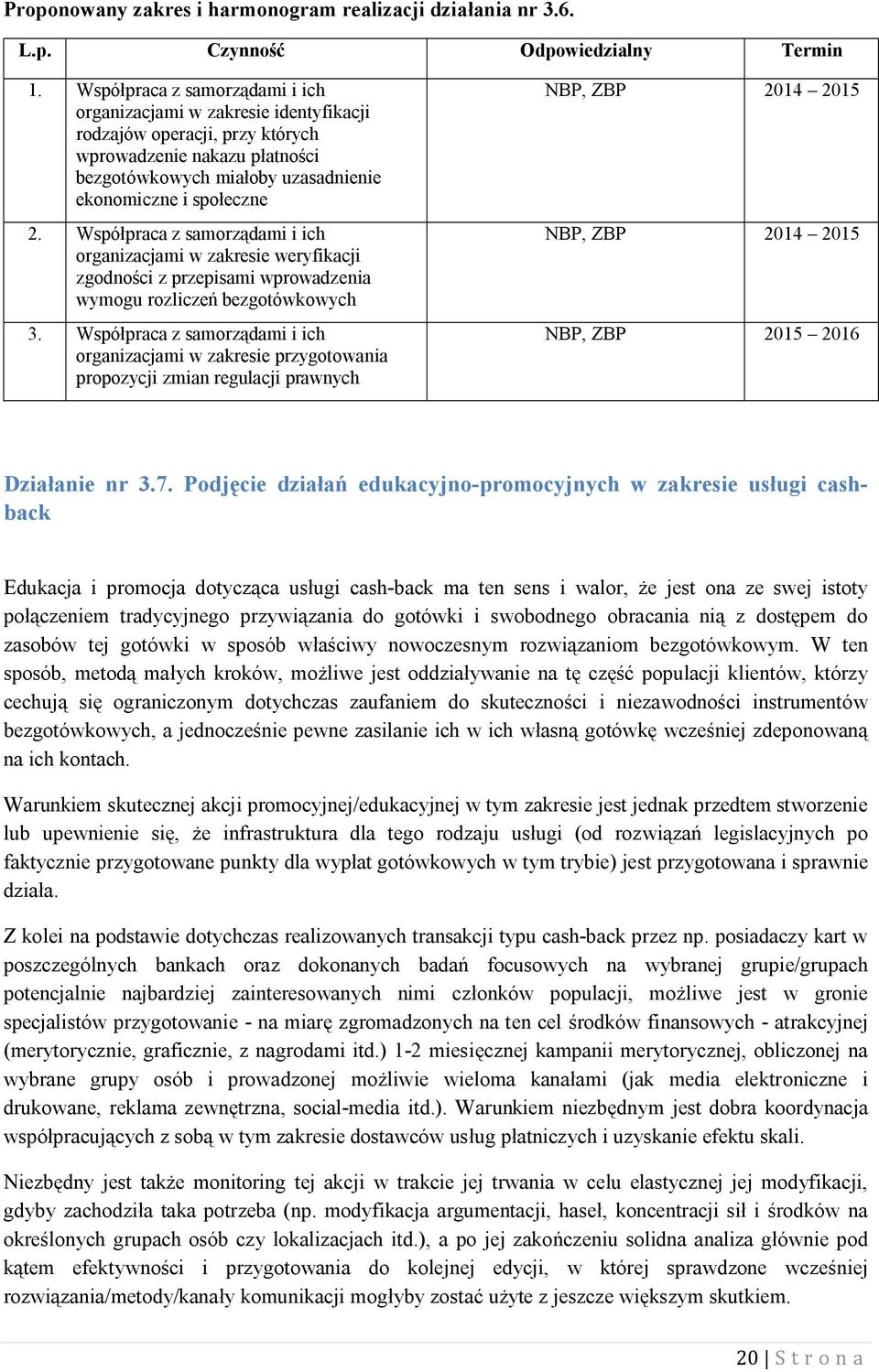 Współpraca z samorządami i ich organizacjami w zakresie weryfikacji zgodności z przepisami wprowadzenia wymogu rozliczeń bezgotówkowych 3.