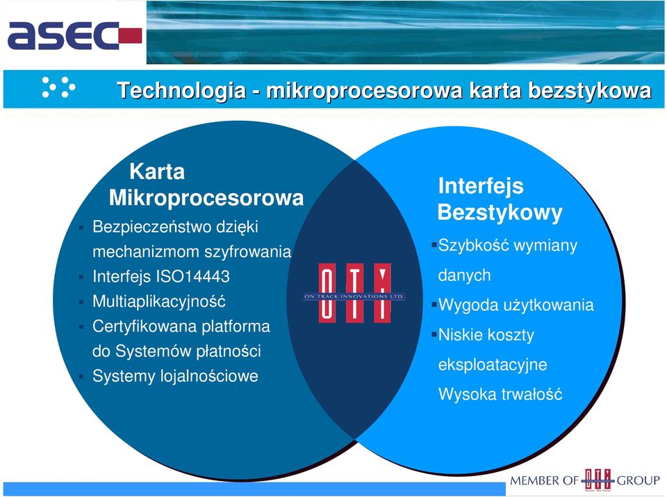 Multiaplikacyjność Certyfikowana platforma do Systemów płatności Systemy