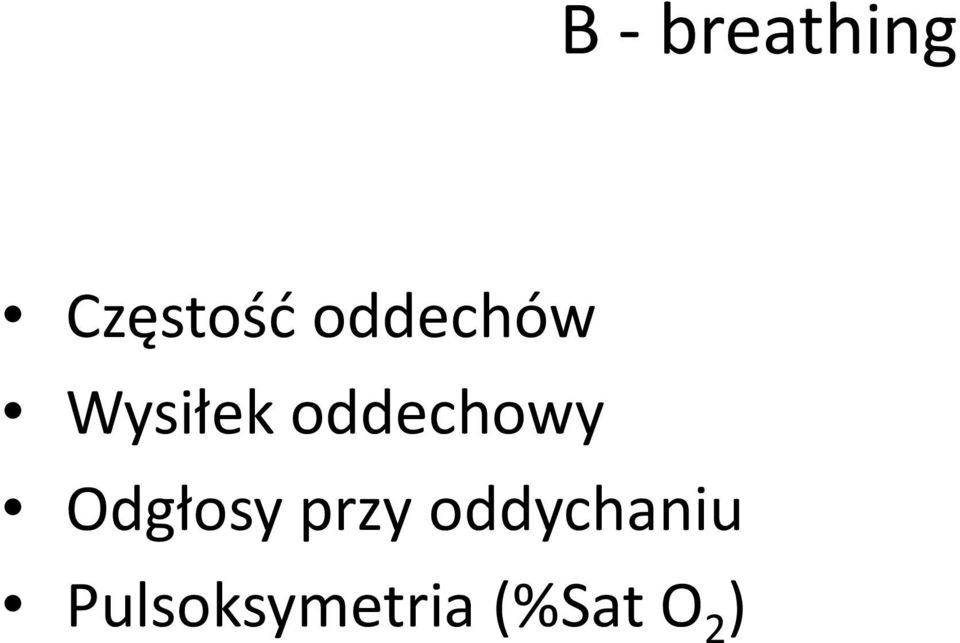 oddechowy Odgłosy przy