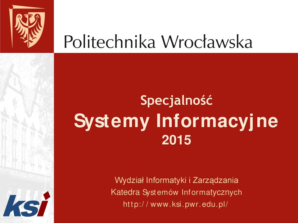 Zarządzania Katedra Systemów