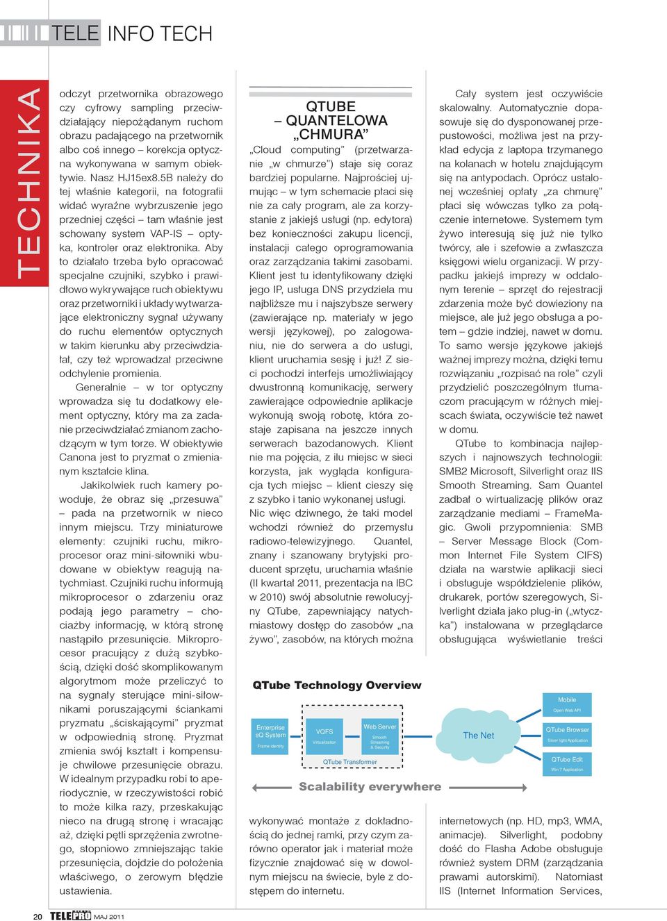 Aby to działało trzeba było opracować specjalne czujniki, szybko i prawidłowo wykrywające ruch obiektywu oraz przetworniki i układy wytwarzające elektroniczny sygnał używany do ruchu elementów