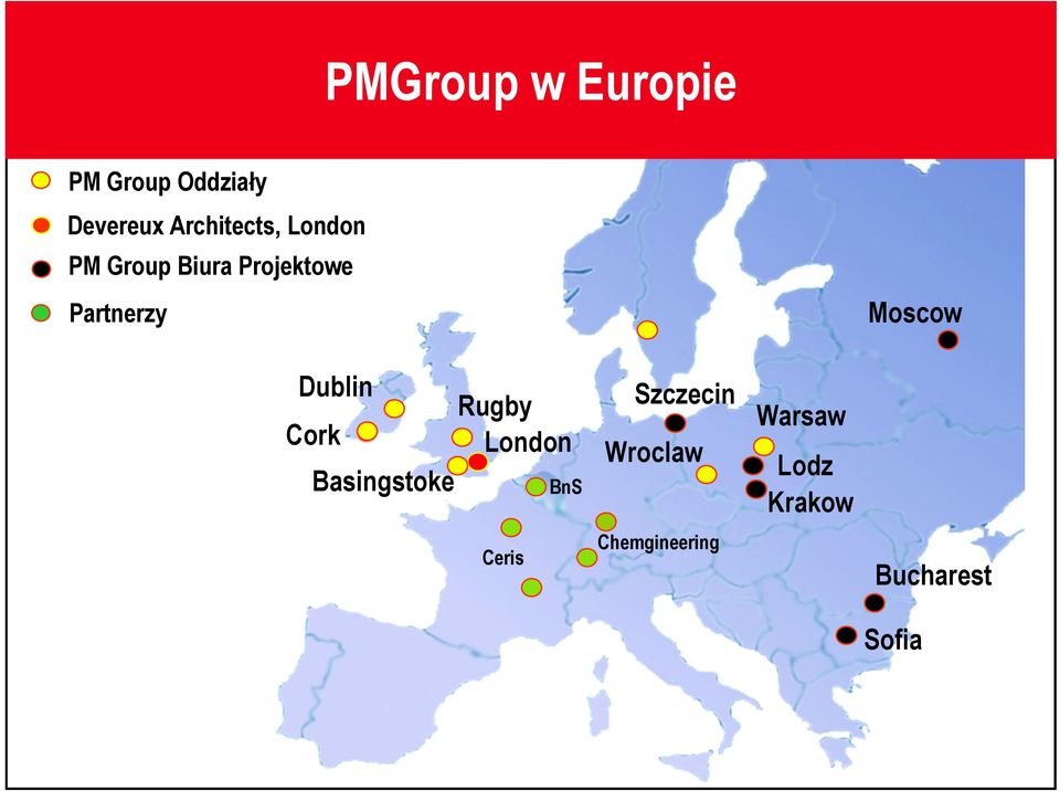 Partnerzy Dublin Rugby Cork London Basingstoke Ceris BnS