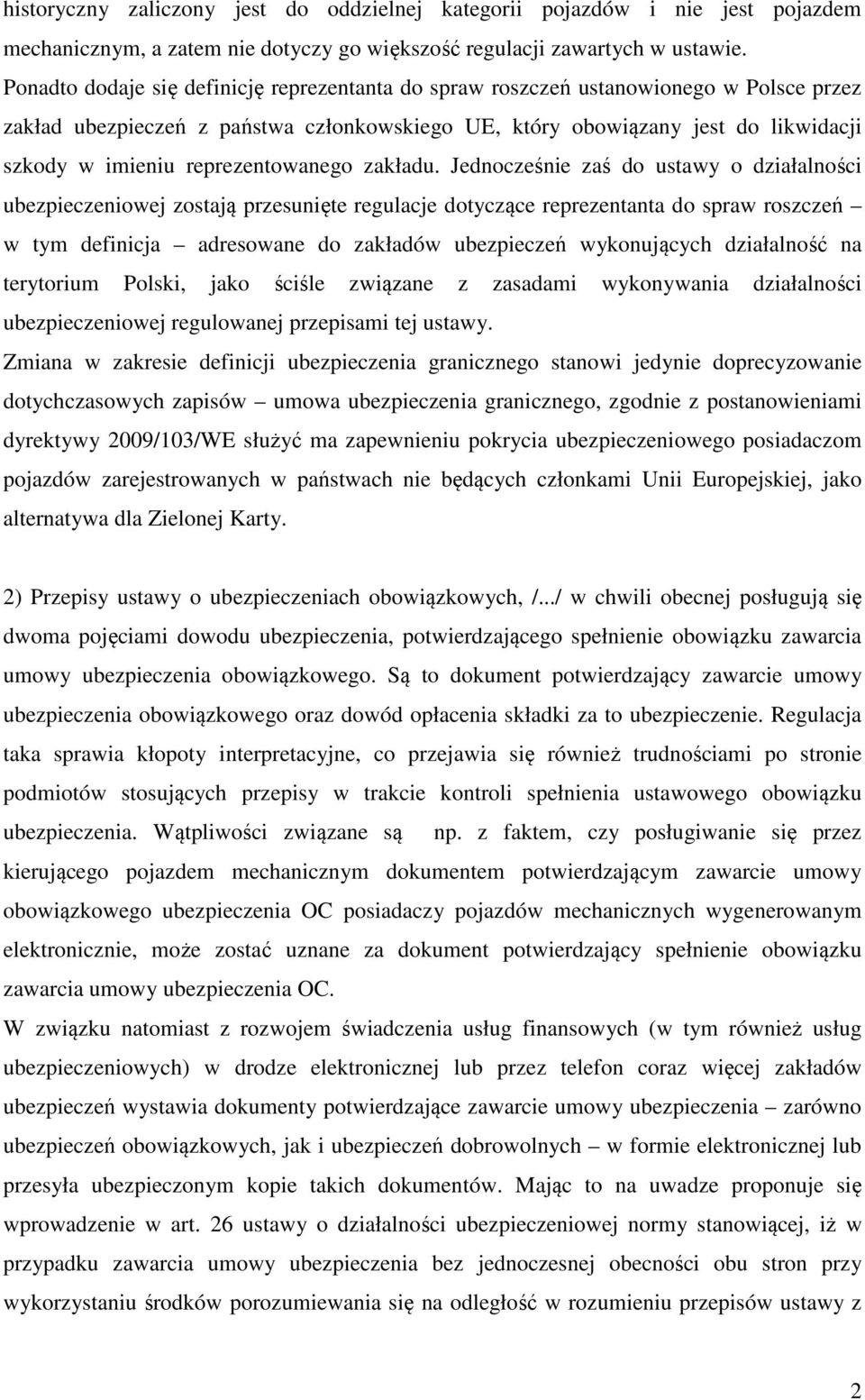 reprezentowanego zakładu.