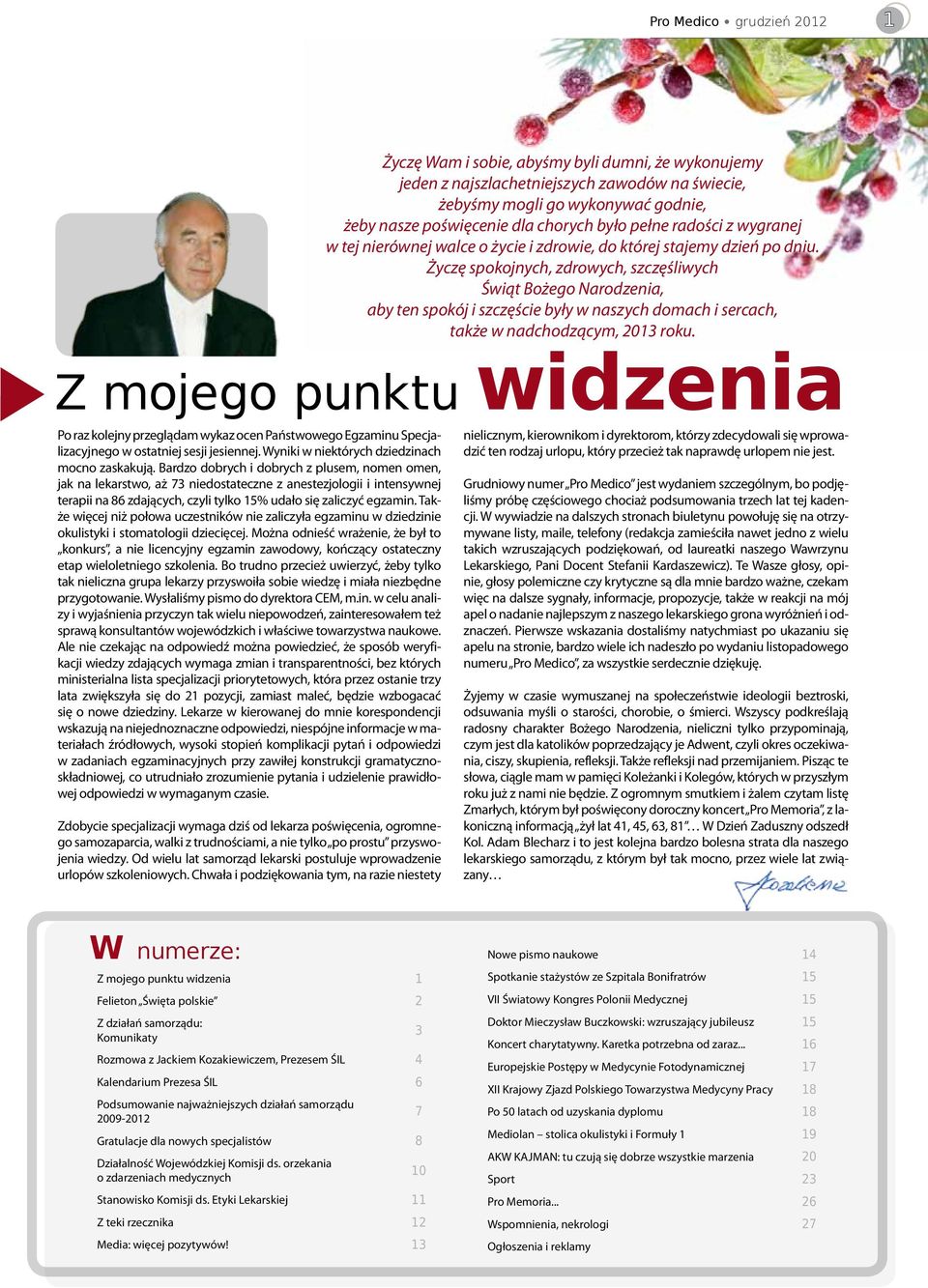 Życzę spokojnych, zdrowych, szczęśliwych Świąt Bożego Narodzenia, aby ten spokój i szczęście były w naszych domach i sercach, także w nadchodzącym, 2013 roku.