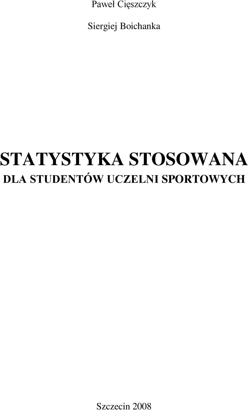 STOSOWANA DLA STUDENTÓW